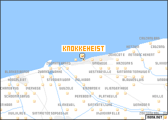 map of Knokke-Heist