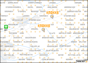 map of Knokke