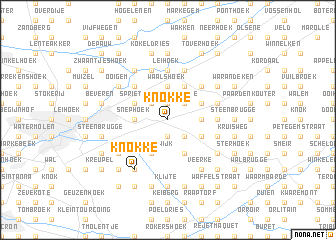 map of Knokke