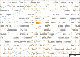 map of Knok