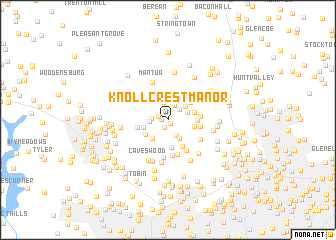 map of Knollcrest Manor