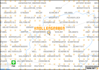 map of Knollengraben