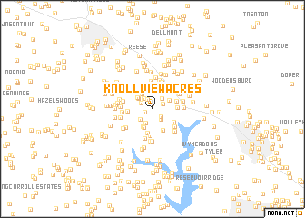 map of Knoll View Acres