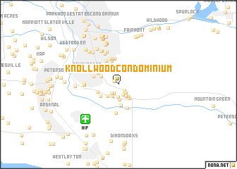 map of Knollwood Condominium