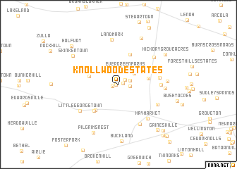 map of Knollwood Estates