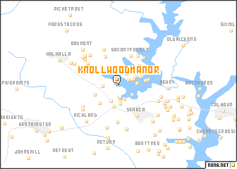 map of Knoll Wood Manor