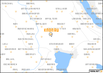 map of Knonau