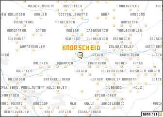 map of Knorscheid