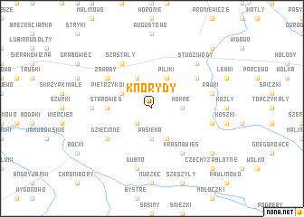 map of Knorydy