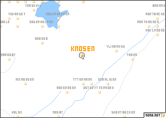 map of Knösen