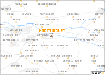 map of Knottingley