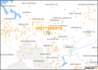 map of Knotts Pointe