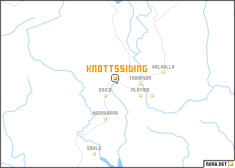 map of Knotts Siding