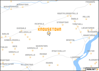 map of Knousetown