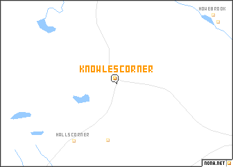 map of Knowles Corner