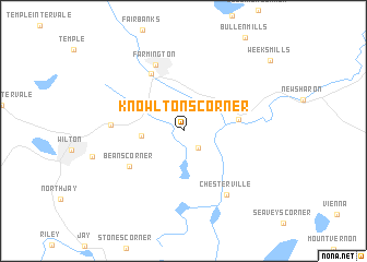 map of Knowltons Corner