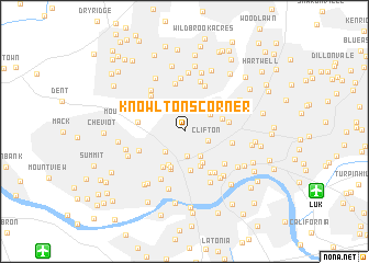 map of Knowltons Corner