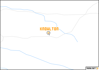 map of Knowlton