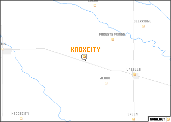 map of Knox City