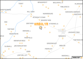 map of Knoxlyn