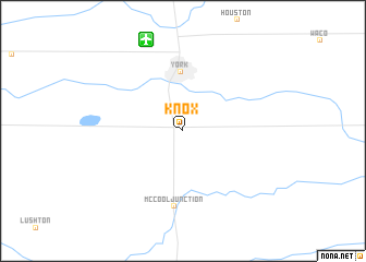 map of Knox