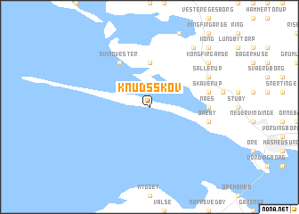 map of Knudsskov