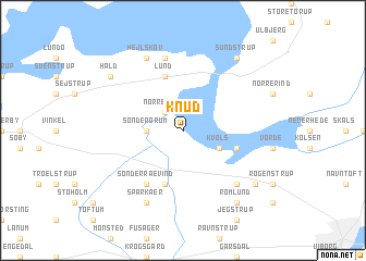 map of Knud