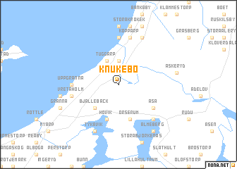 map of Knukebo