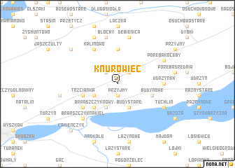 map of Knurowiec