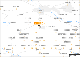 map of Knurów