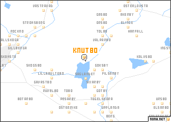 map of Knutbo