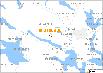 map of Knuthöjden