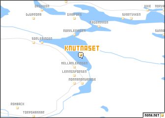 map of Knutnäset