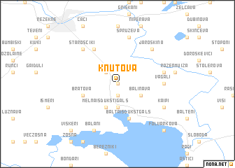 map of Knutova