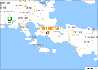 map of Knutsboda