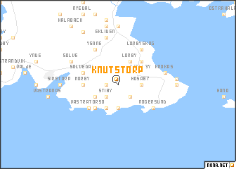 map of Knutstorp