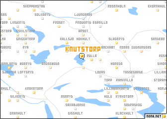 map of Knutstorp