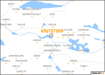 map of Knutstorp