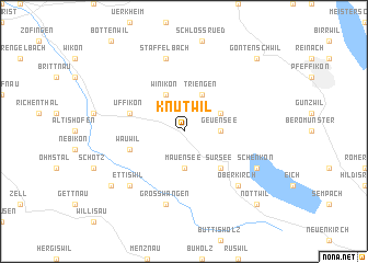 map of Knutwil