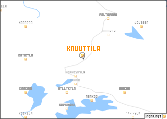 map of Knuuttila