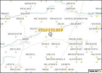 map of Knüverdarp