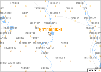 map of Knyaginichi