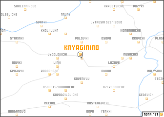 map of Knyaginino