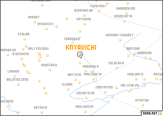 map of Knyavichi