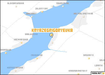 map of Knyaze-Grigorʼyevka