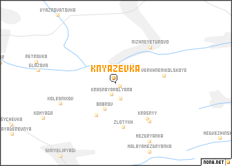 map of Knyazevka