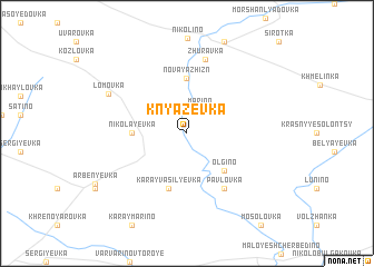 map of Knyazevka