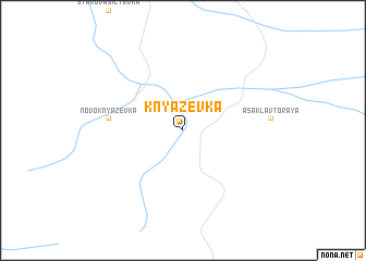 map of Knyazevka