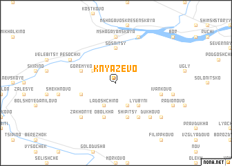 map of Knyazevo