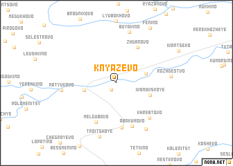 map of Knyazevo